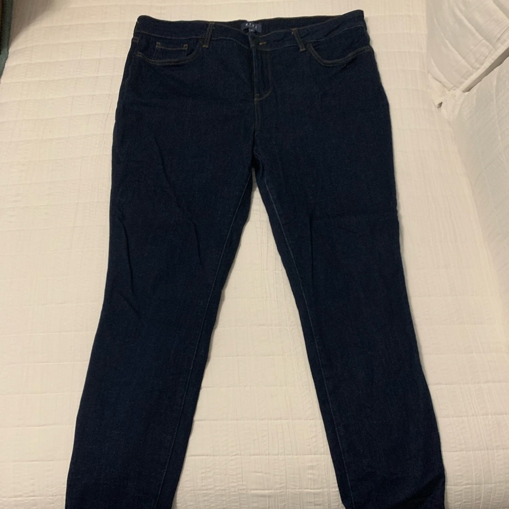 NYDJ Skinny Lift & Tuck Technology- Women Size 16 Dark Blue Denim